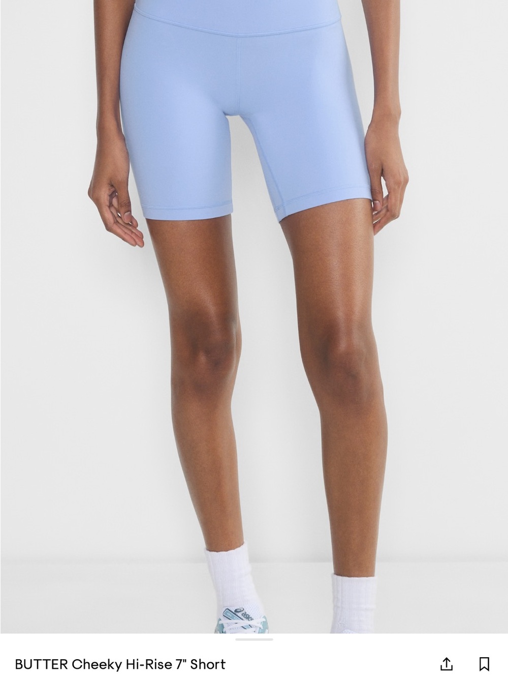 Aritzia butter cheeky biker short